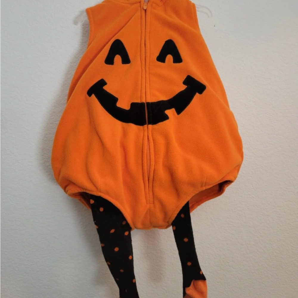 Orange Pumpkin Halloween Costume for toddlers